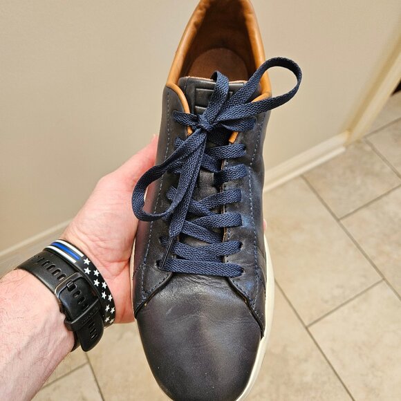 Cole Haan Men's GrandPro Leather Sneaker, Navy, Sz 11.5 - Picture 14 of 16
